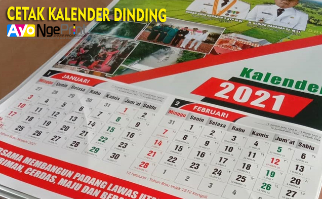 Tempat Cetak Kalender Dinding Murah di Takokak, Cianjur