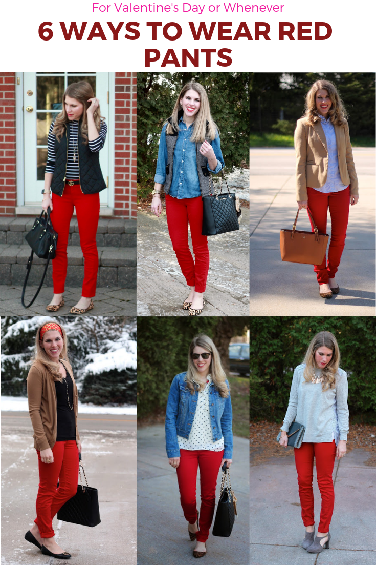 25 Date Night Ideas & 6 Ways to Wear Red Pants