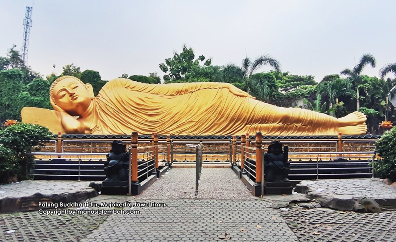Patung Buddha Tidur Mojokerto, Wisata Religi Ikonik di
