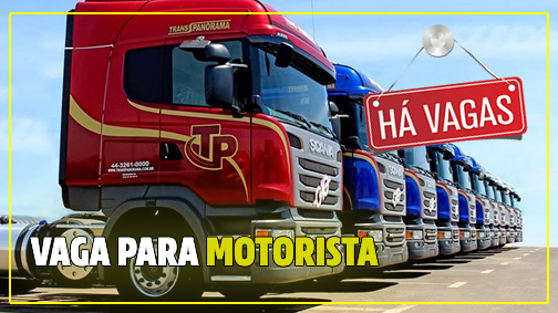 Trans Panorama abre vagas para Motorista carreteiro 