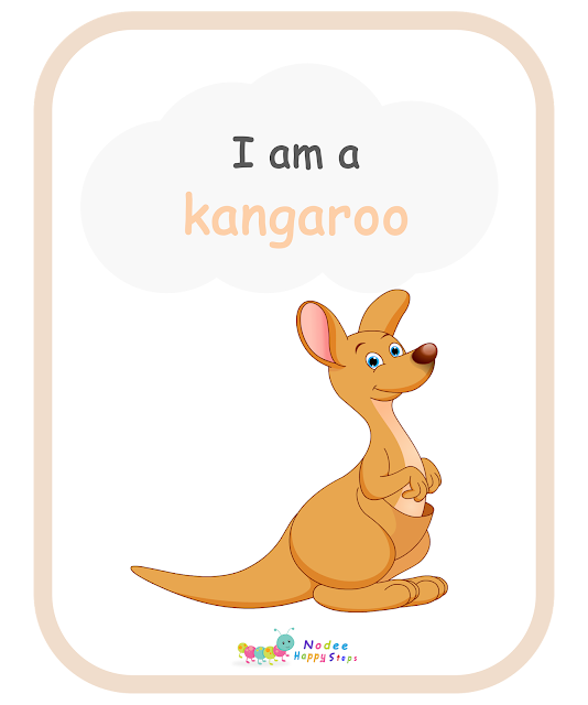 Guessing for Kids -  Who am I? - I am a kangaroo