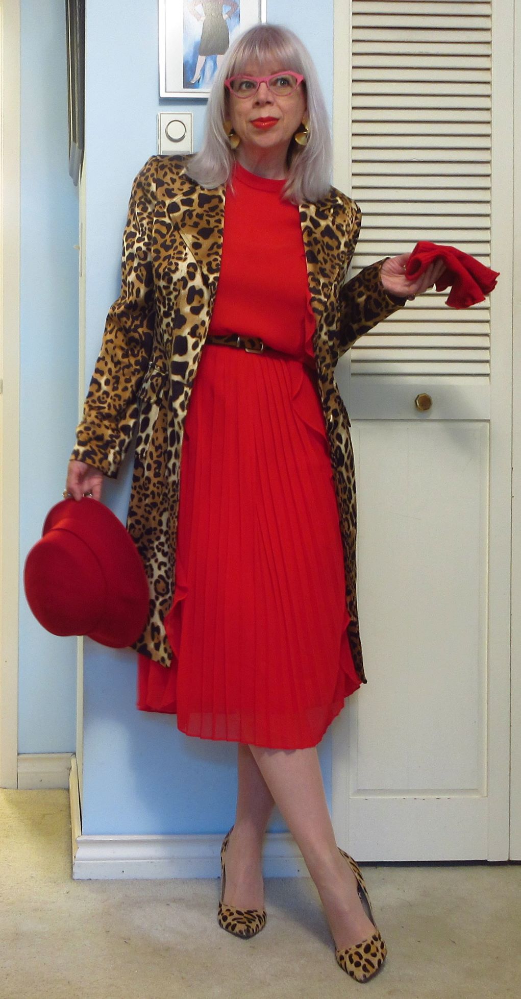 Ephemera Archived Leopard Shoe Flashback Best Red Dress and Bella