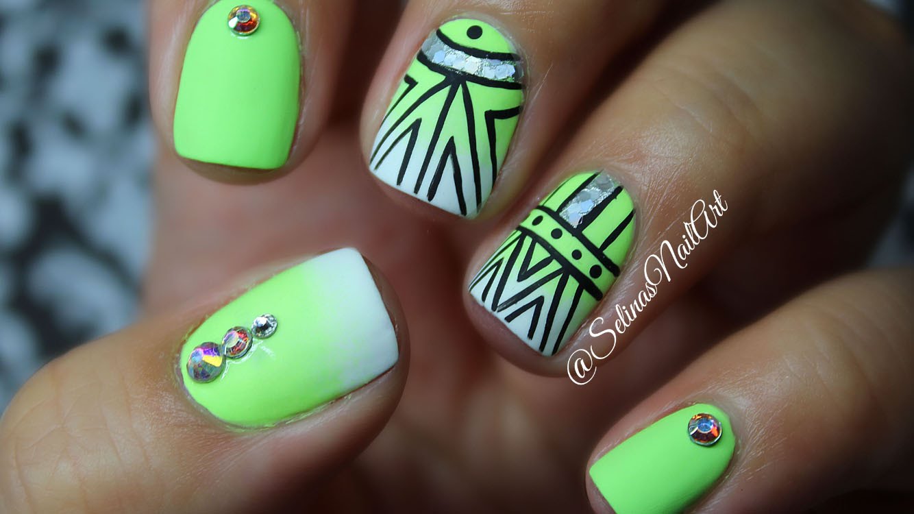 Tribal Nail Art Trend Quirky Nail Art For All Nails