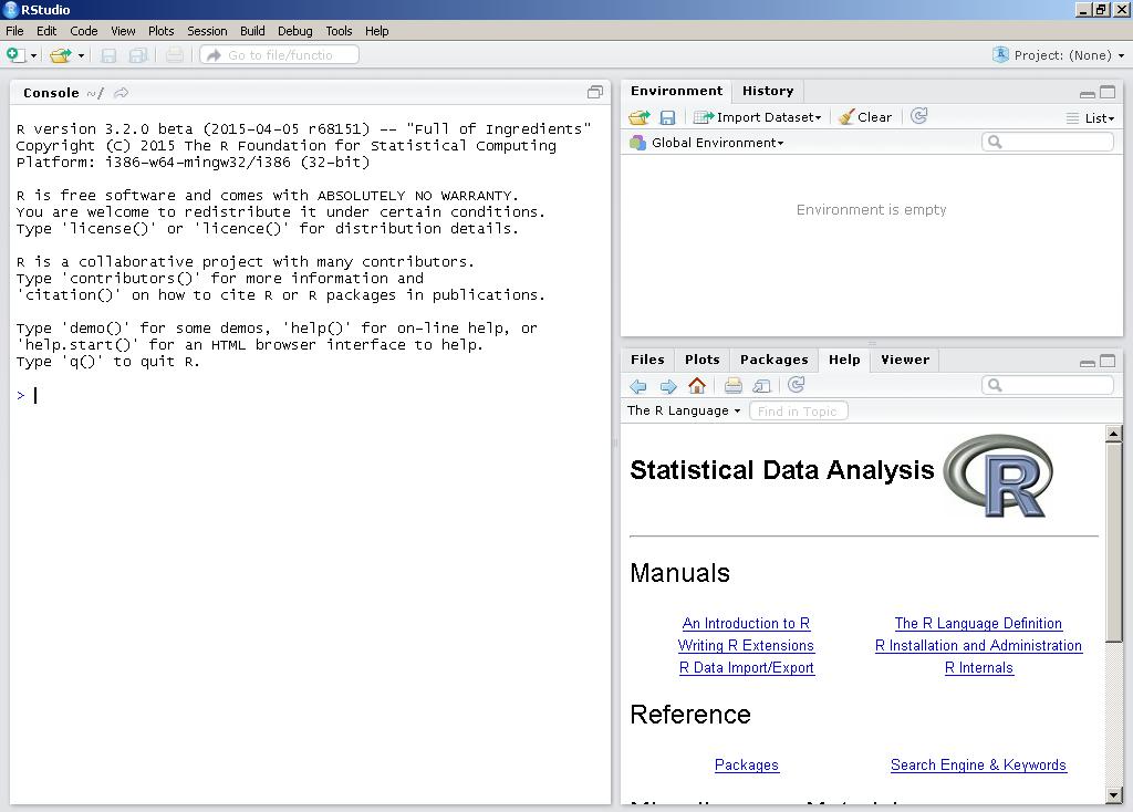 Química com R: Primeiro contato com o RStudio