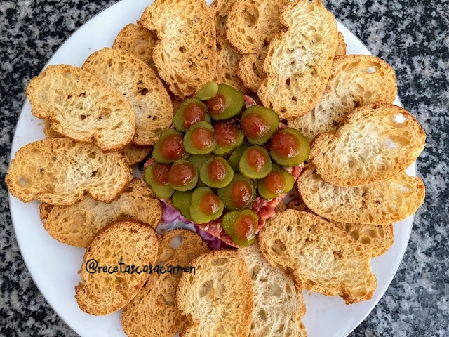 Nuevo tartar de salchichón de Málaga