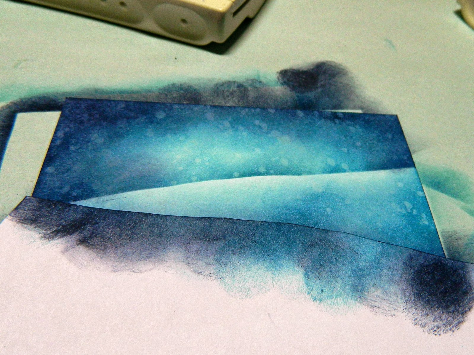 Kimber Kreations: Inked Snow Scene Tutorial