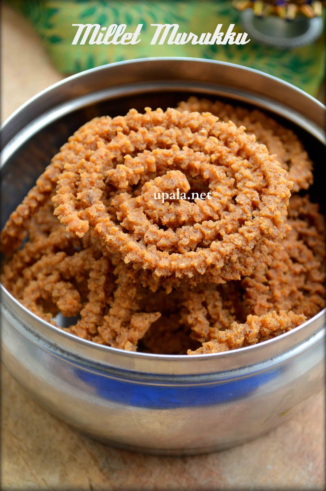 Upala Crispy Mixed Millet Murukku/Millet Chakli