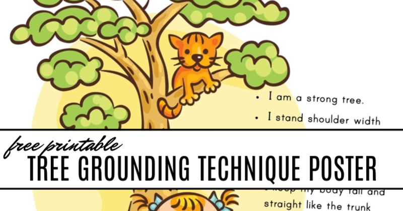 Free Printable Tree Grounding Technique for Kids