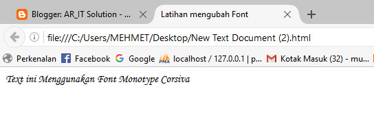 Download Ar Belajar Pemrograman Cara Mengganti Font Pada Html Yellowimages Mockups