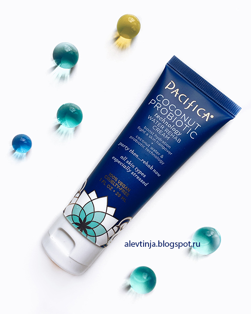 Мои покупки Pacifica, Coconut Probiotic, Technology Water Rehab Cream