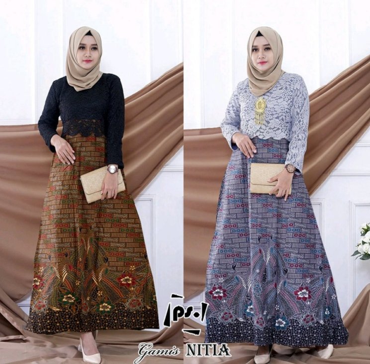 Model Gamis Motif Elegan