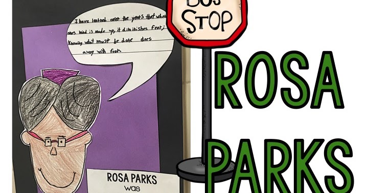 Rosa parks- a directed drawing and a freebie Rosa Parks Simple Drawing / A civil rights activist, she took actions