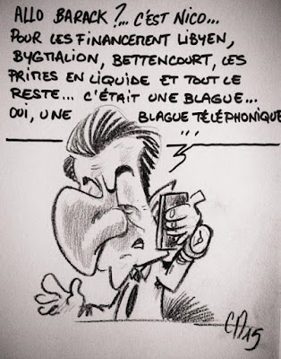 Caricature Sarkozy - Guillaume Néel ©