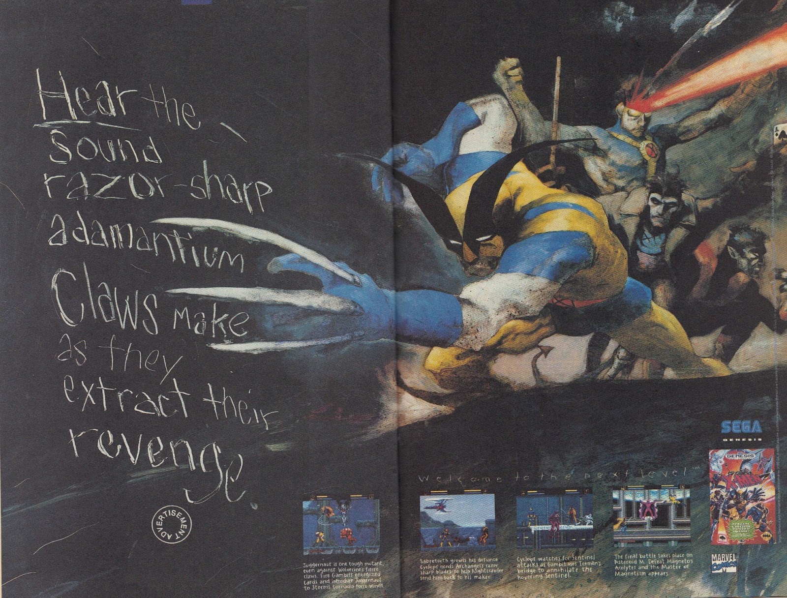 Shilling Epilepsy to MouthBreathers "XMen", Genesis, 1993