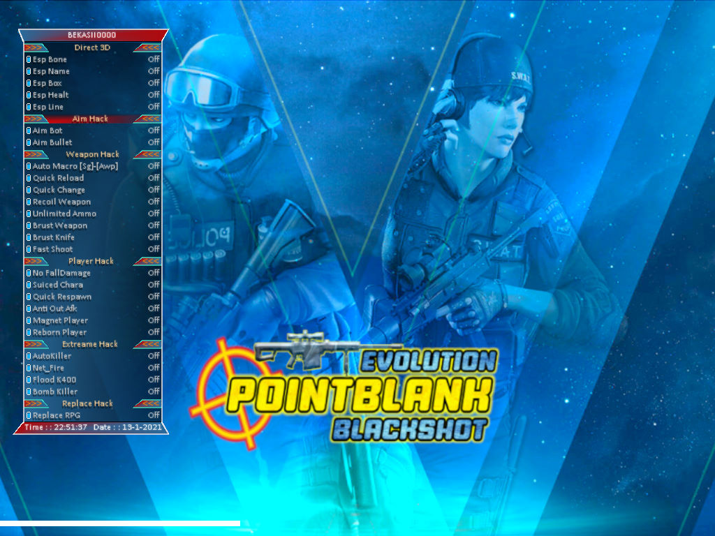 21 JANUARI 2021 CHEAT POINT BLANK ALL PRIVATE SERVER