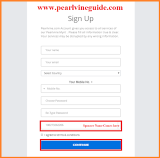 How to Register in Pearlvine Company - Complete Guide