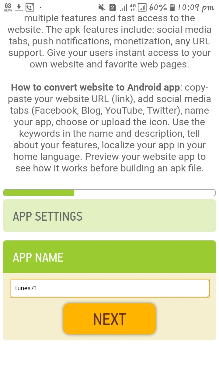 ওয়েবসাইটের জন্যে এন্ড্রয়েড এপস তৈরী করুন এক মিনিটেই।। Make Android apps for your website.