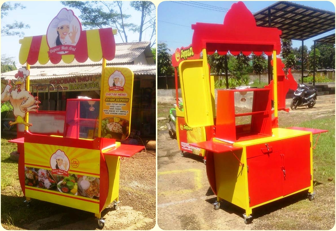 Jual Booth PortableMeja Promosi dan PameranGerobak