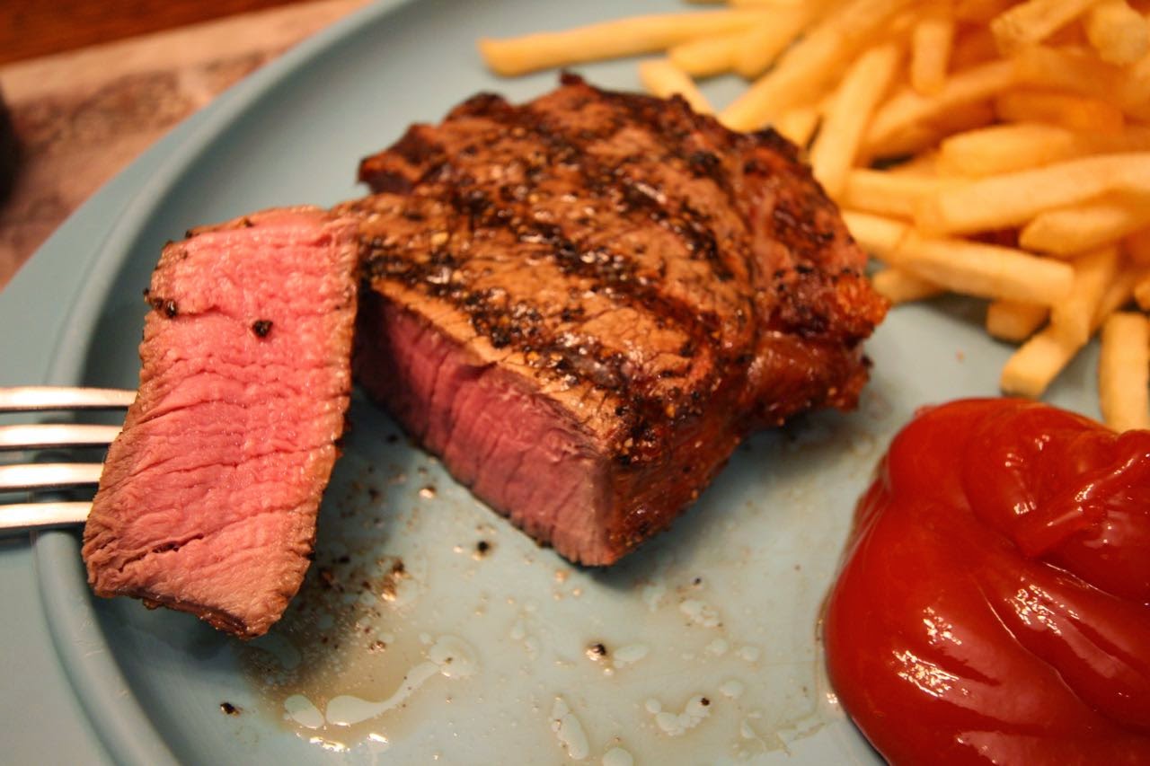 The Roediger House Meal No. 1289 Grilled Filet Mignon and French Fries