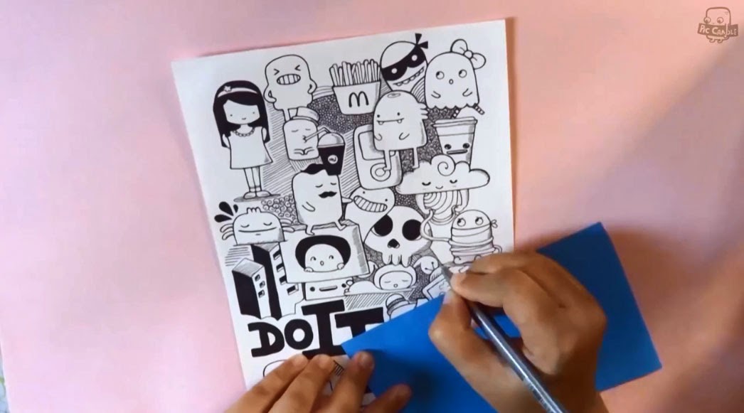 Cara Membuat Doodle Art 3 Tahap Dasar Blog Prihutama