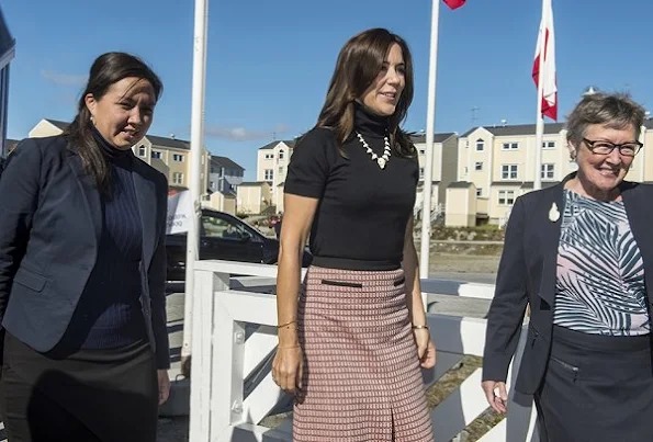 Crown Princess Mary of Denmark started her three days Greenland visit together with Mary Foundation