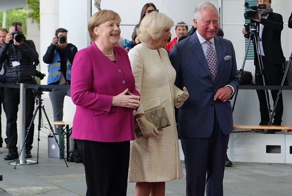 The Prince of Wales and The Duchess of Cornwall in Berlin. Chancellor Angela Merkel. The Queen’s Birthday Party