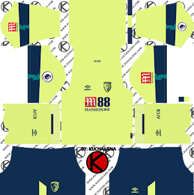A.F.C. Bournemouth 2019/2020 Kit - Dream League Soccer Kits