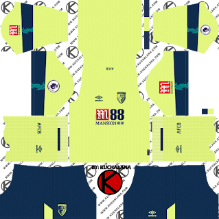 A.F.C. Bournemouth 2019/2020 Kit - Dream League Soccer Kits