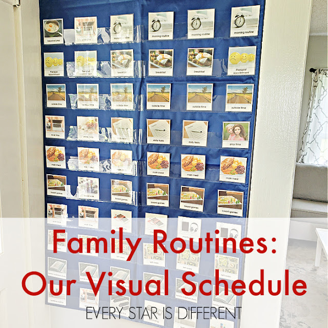 Family Routines: Our Visual Schedule