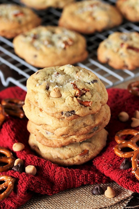 Pretzel ChocolatePeanut Butter Chip Cookies The Kitchen is My Playground