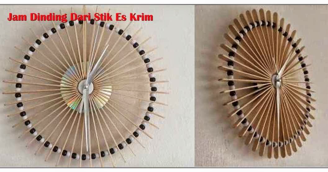 Contoh Kado Dari Stik Ice Cream / Ide Kreatif Membuat Hiasan Dinding