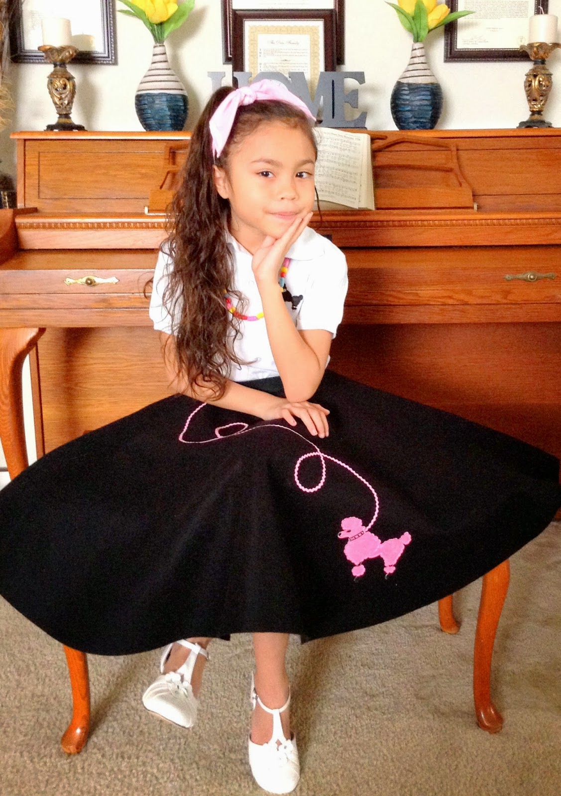 Life's Perception & Inspiration 1950's Poodle Skirt Outfit