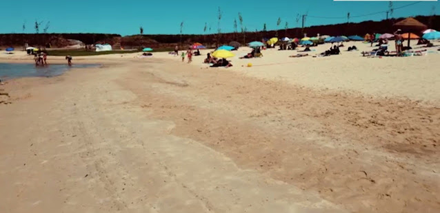 Areal da Praia Fluvial dos Cinco Reis