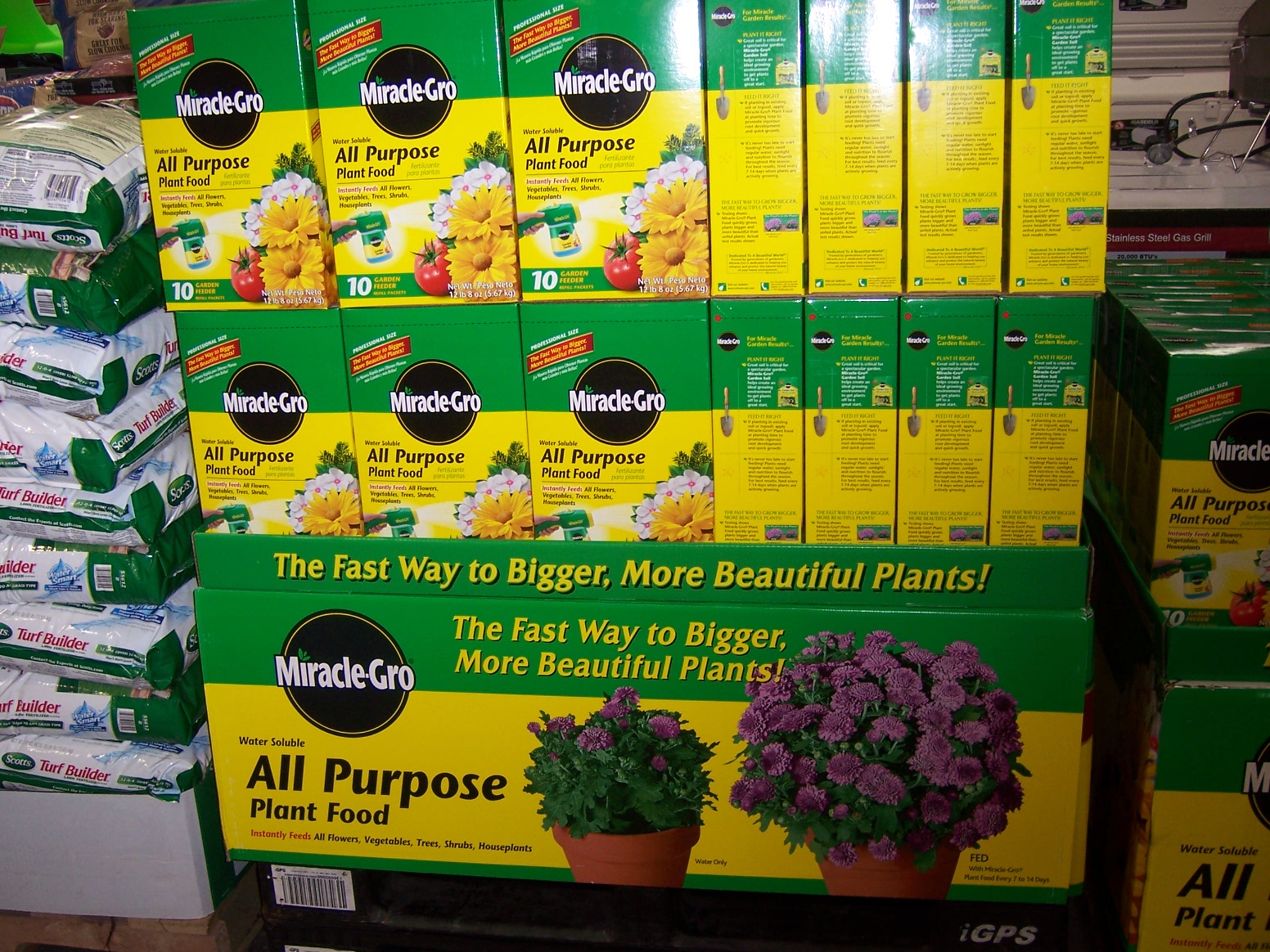 The 2 Minute Gardener Photo Potting Soil and MiracleGro at Costco