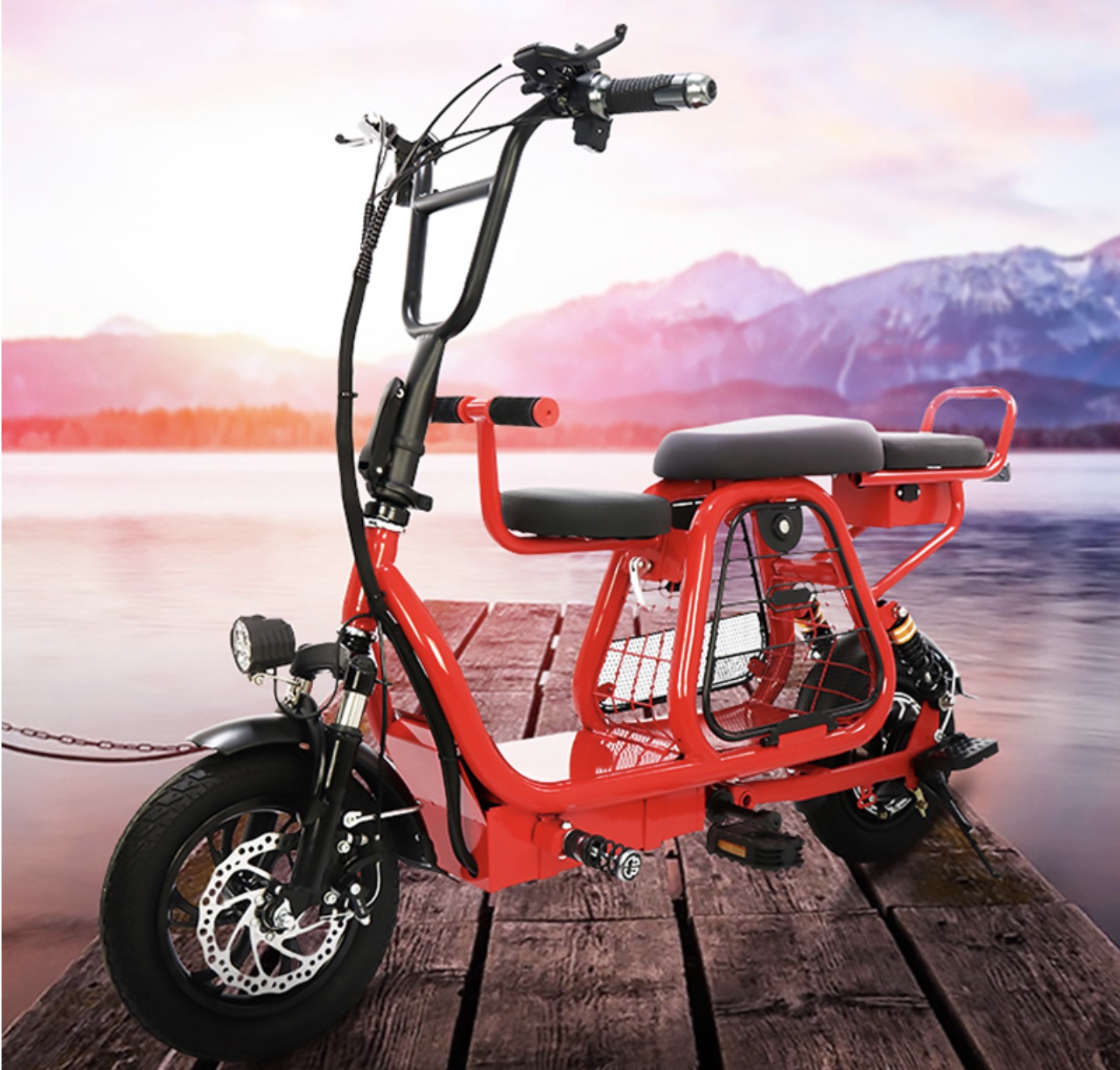 Alibaba's Inexpensive EBike, 3 Seats