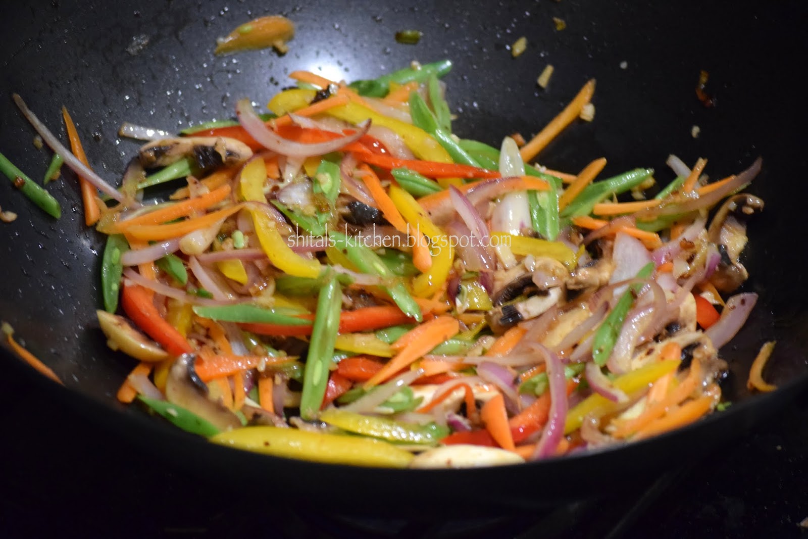 Shital's-Kitchen: Spicy Edamame Noodles