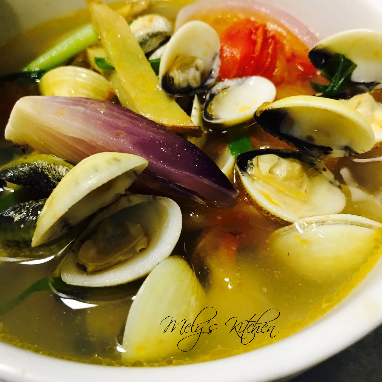 Mely's kitchen How To Make Clam Soup