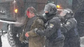 Waandamanaji wakabiliana na Polisi Ukraine