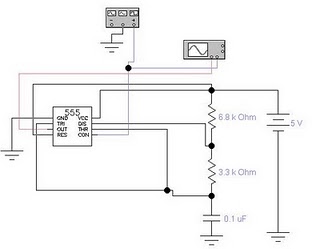 FM Modulator with IC 555 - Electronic Circuit