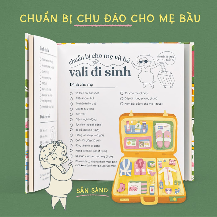 [A116] Sách Bà Bầu hay nhất: Cẩm nang chăm sóc sức khỏe Mẹ và Bé