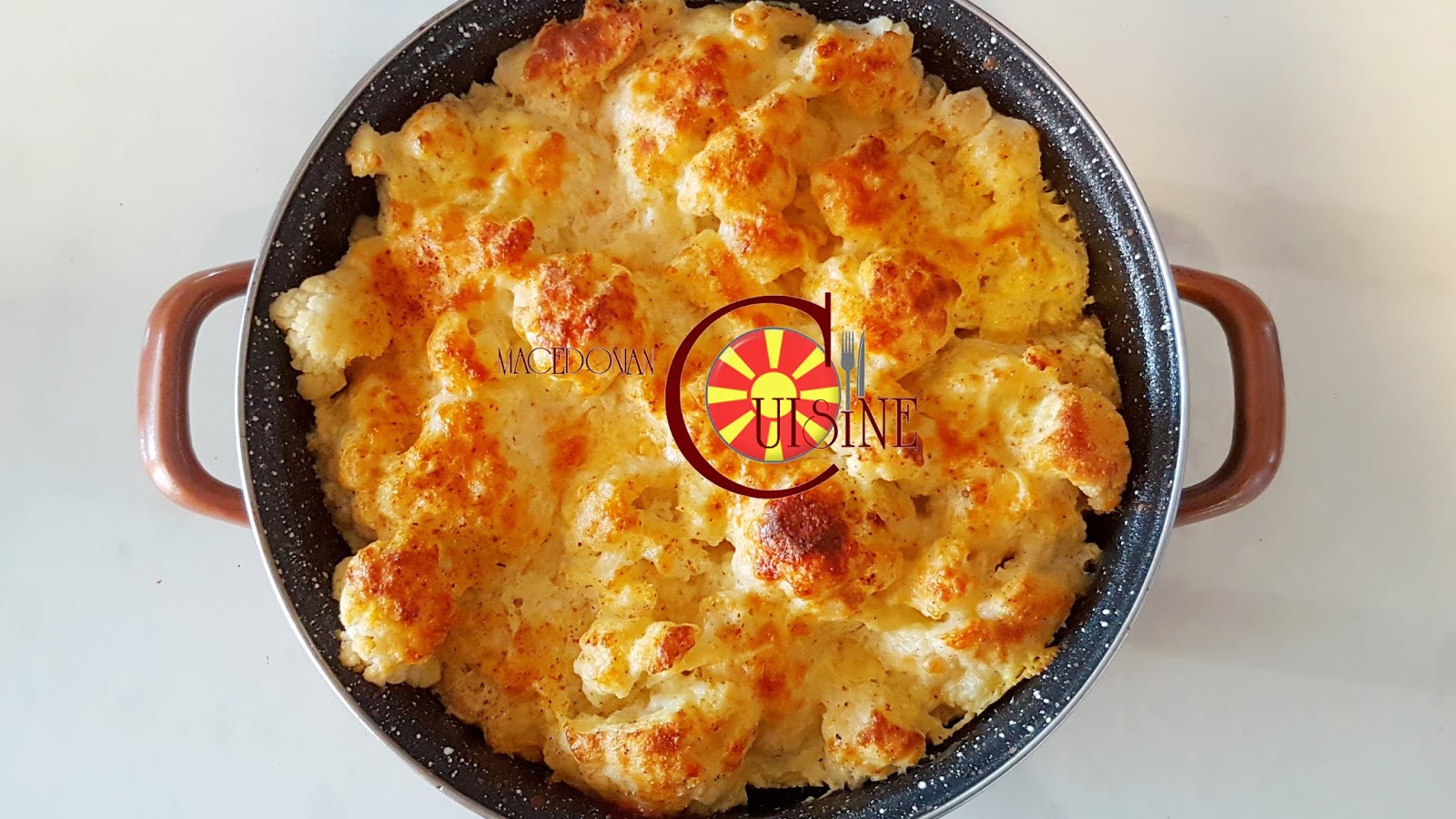 ROASTED CAULIFLOWER WITH SOUR CREAM Macedonian Cuisine