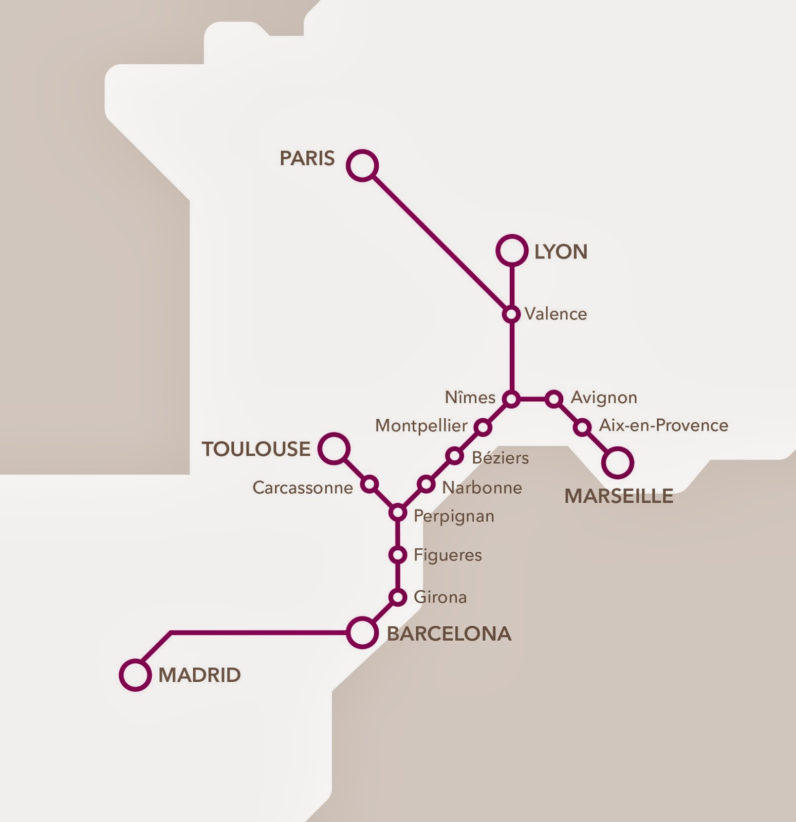 Nautilia, viajando raro: El tren TGV París-Barcelona, a mitad de precio
