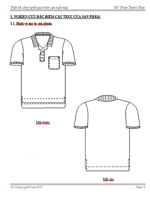 Đồ Án - Quy Trình Xây Dựng Sản Xuất Áo Polo | Cộng Đồng Kỹ Thuật Cơ Điện  Việt Nam Ebookbkmt - Vietnam M&E Technology Community