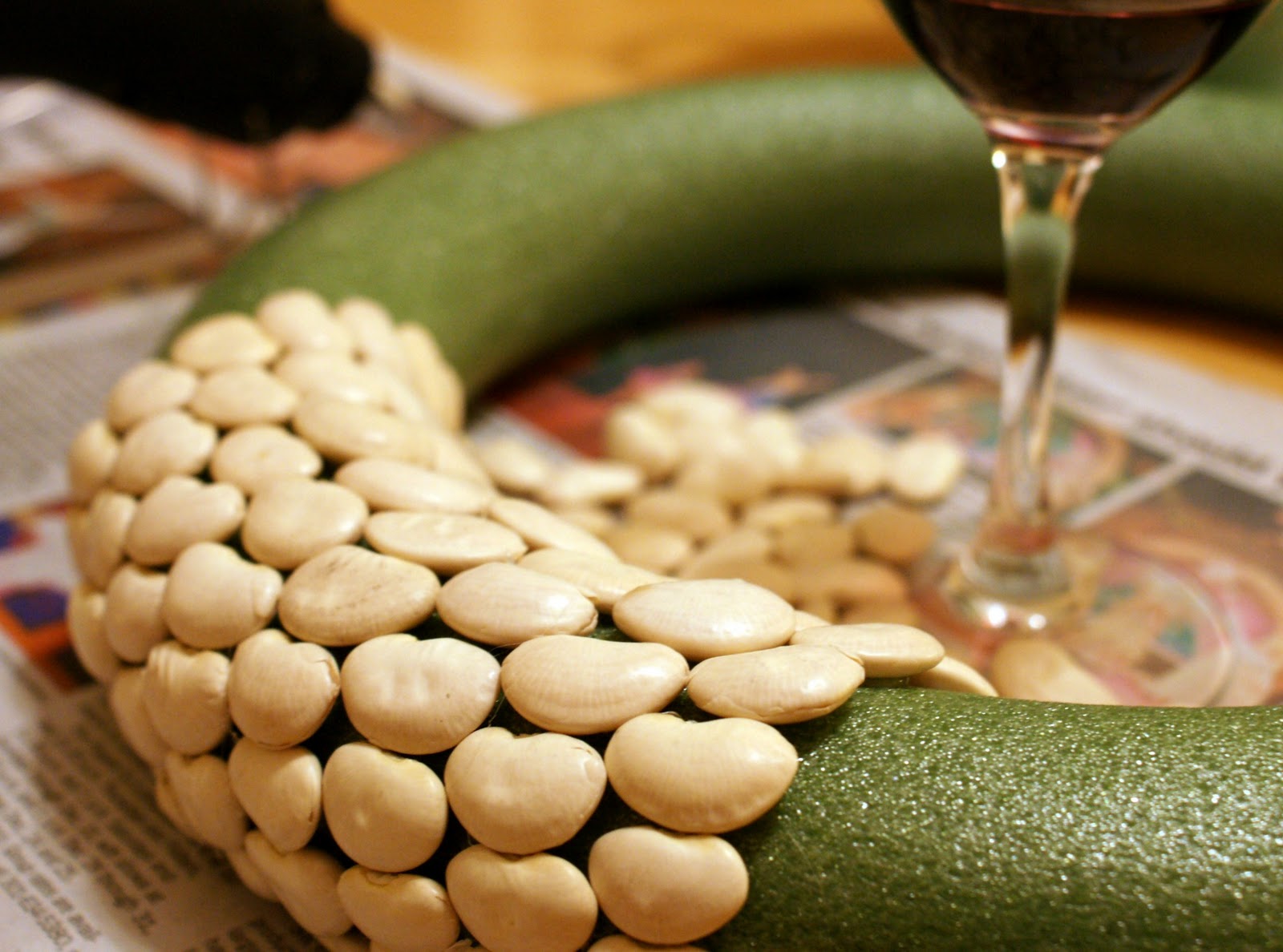 Junky Joy I "Hate" Lima Beans Wreath