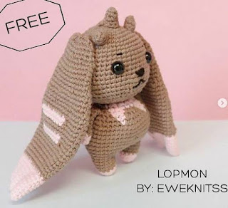 PATRON GRATIS LOPMON | POKEMON AMIGURUMI 44959