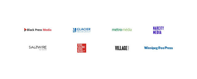 Les premiers partenaires canadiens de la Vitrine Google Actualités sont Black Press, Glacier Media, Globe and Mail, Métro Média, Narcity Media, SaltWire Network, Village Media et Winnipeg Free Press.