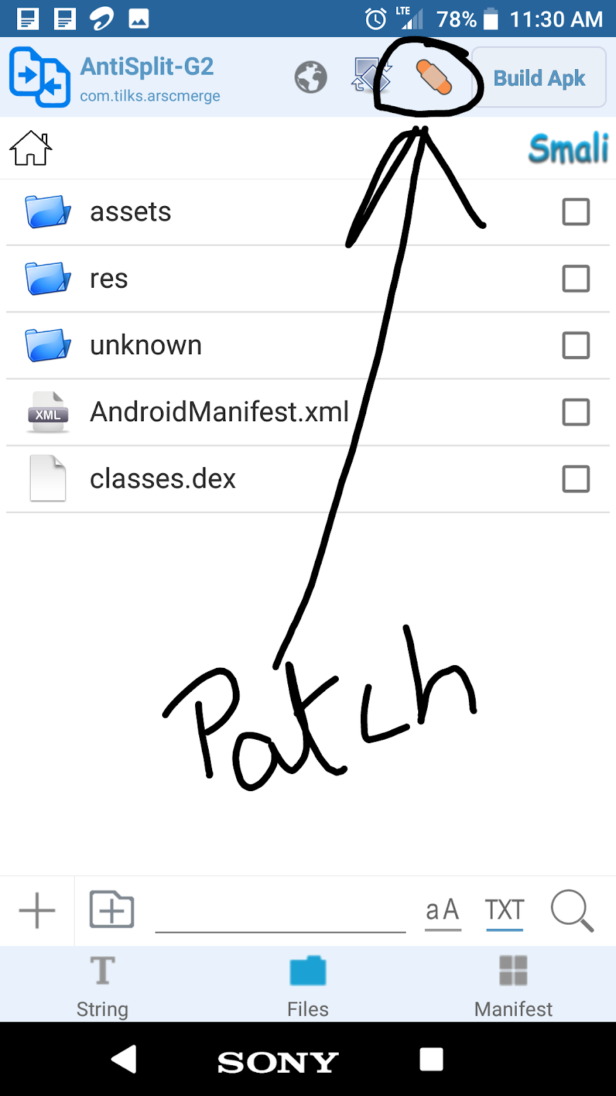 How to create apkeditor Patch file