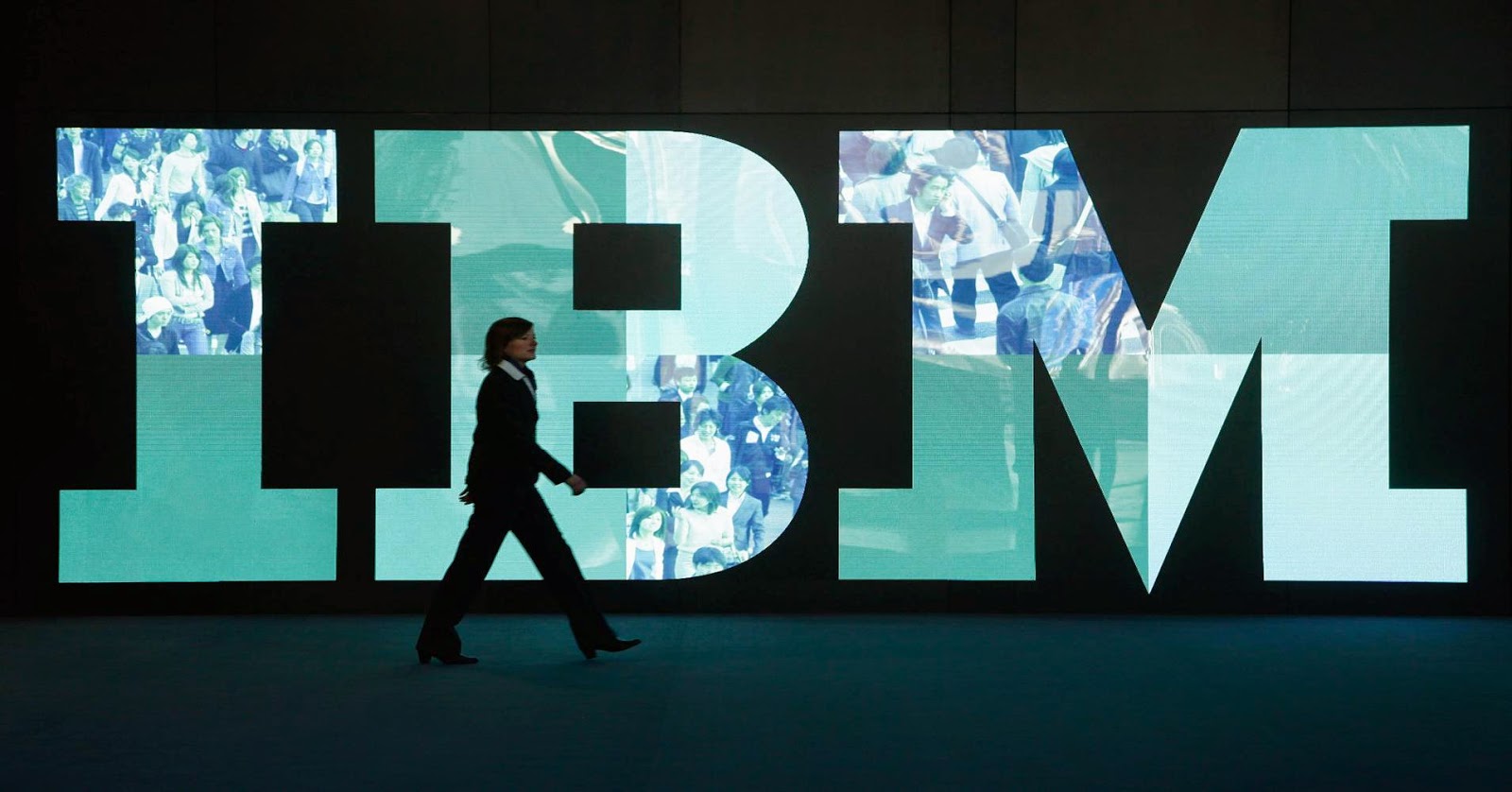 Logo da empresa IBM: International Business Machines