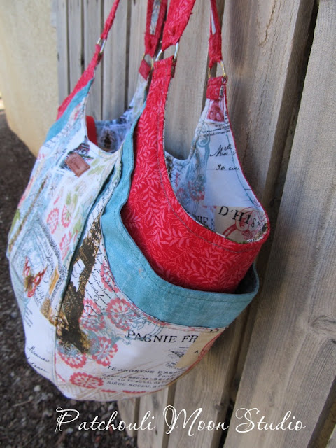 Patchouli Moon Studio~ Quatro Bag in Paris Print