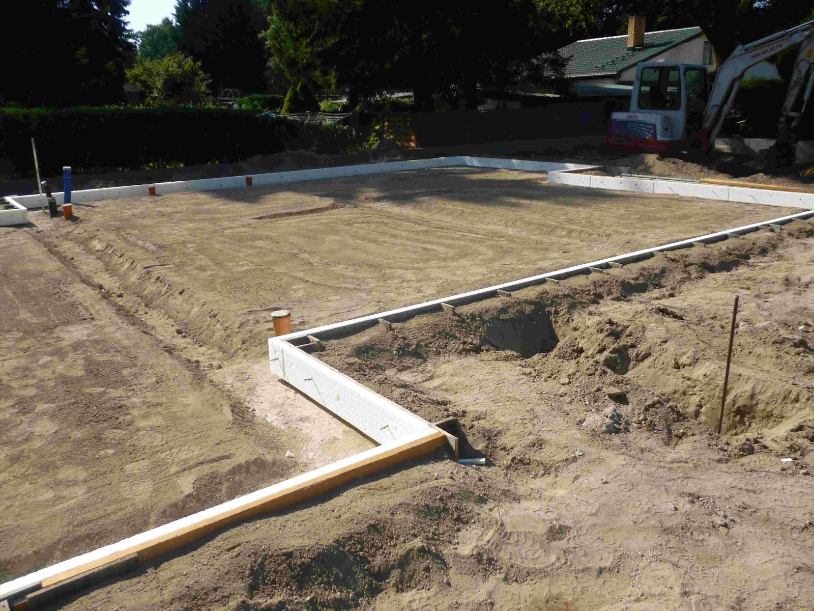 Unser Haus in Mahlsdorf: Fundament, Schalung und Co